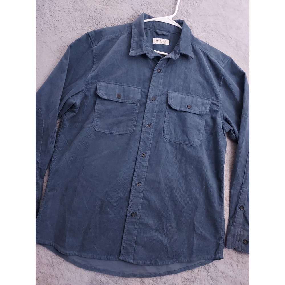 Line Of Trade Shirt Mens Extra Large Corduroy Heavyweight Casual Outdoor Work XL